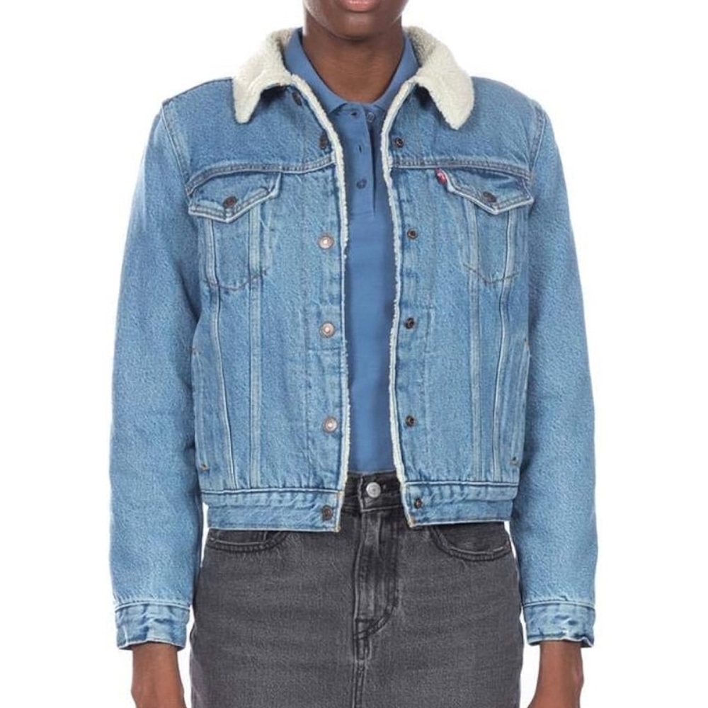 Levi Sherpa Jean Denim Jacket